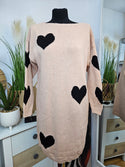 Pulover tip rochie Hearts