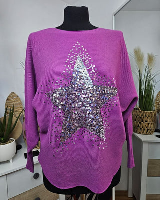 Pulover tricotat Stars