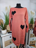 Pulover tip rochie Hearts