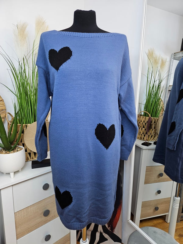 Pulover tip rochie Hearts