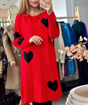 Pulover tip rochie Hearts