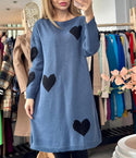 Pulover tip rochie Hearts