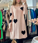 Pulover tip rochie Hearts