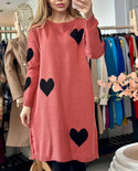 Pulover tip rochie Hearts