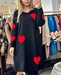 Pulover tip rochie Hearts