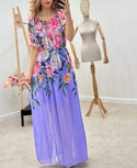 Rochie lunga voal Licia