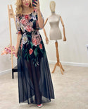 Rochie lunga voal Licia