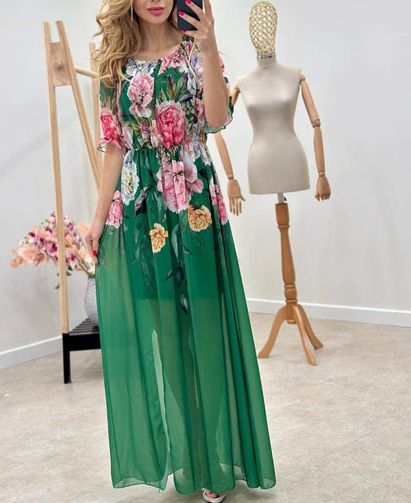 Rochie lunga voal Licia