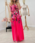 Rochie lunga voal Licia