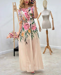 Rochie lunga voal Licia