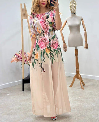Rochie lunga voal Licia