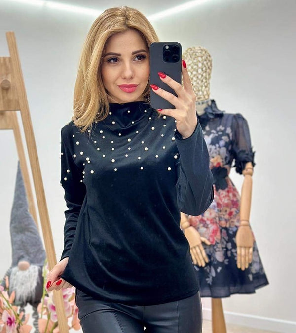 Bluza catifea Ayda