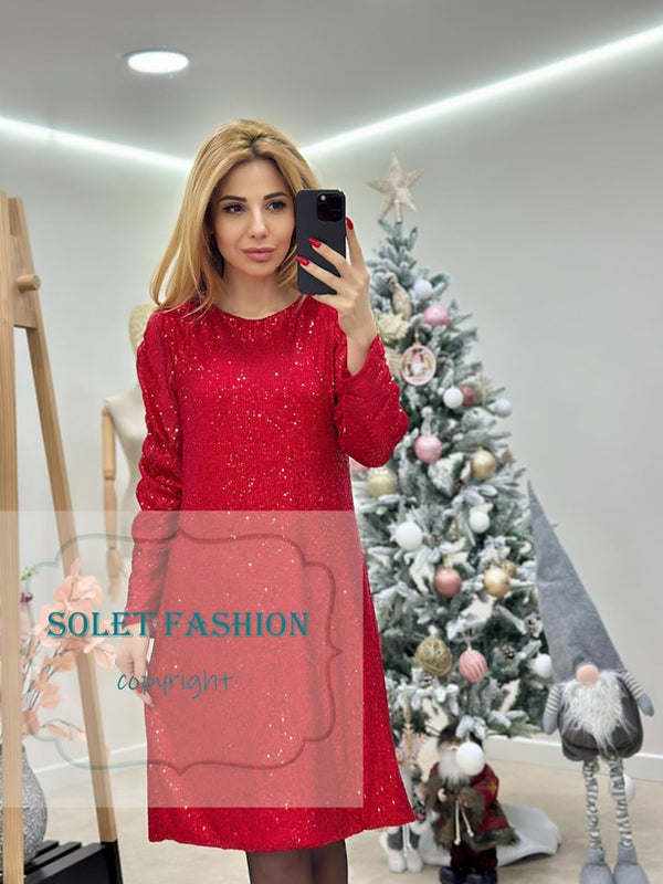 Rochie paiete Clody