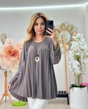 Bluza plisata Noriana