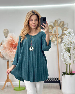 Bluza plisata Noriana