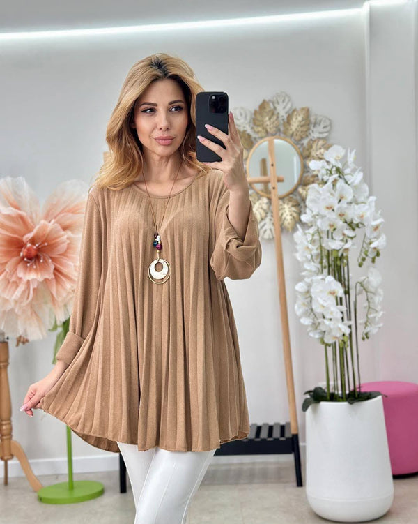 Bluza plisata Noriana