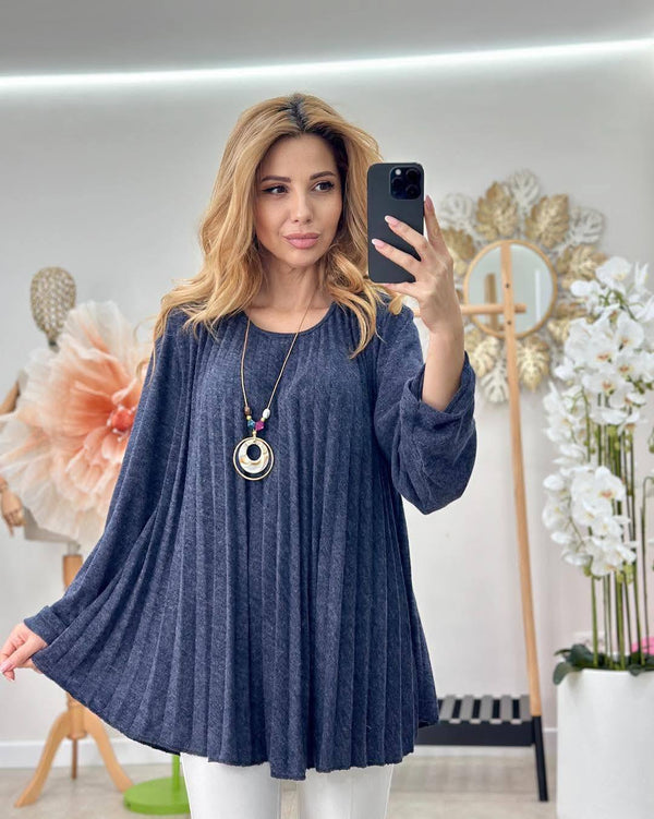 Bluza plisata Noriana