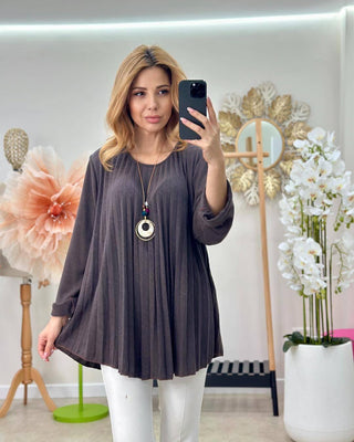 Bluza plisata Noriana