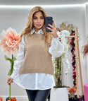 Set 2 piese : Camasa+ Vesta