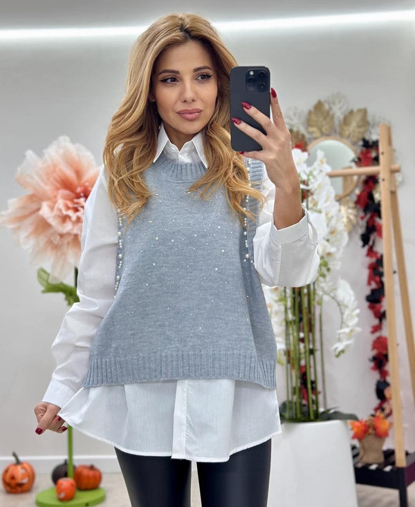 Set 2 piese : Camasa+ Vesta