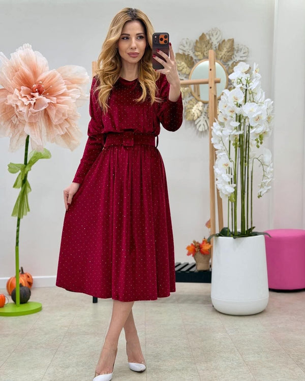 Rochie catifea Atanasia