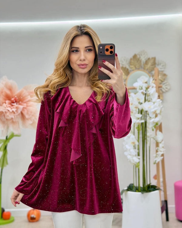 Bluza catifea Cascad