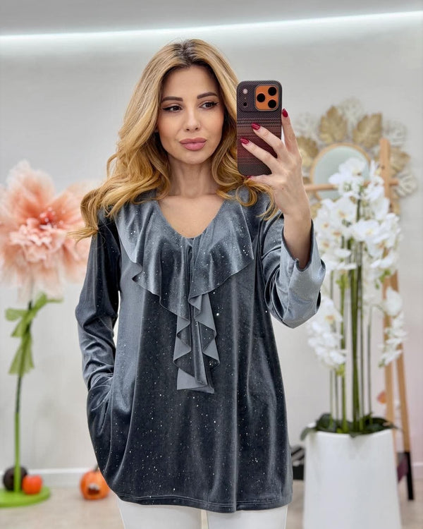Bluza catifea Cascad