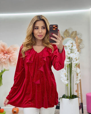 Bluza catifea Cascad