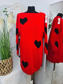 Pulover tip rochie Hearts