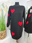 Pulover tip rochie Hearts