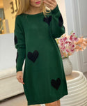 Pulover tip rochie Hearts