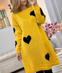 Pulover tip rochie Hearts